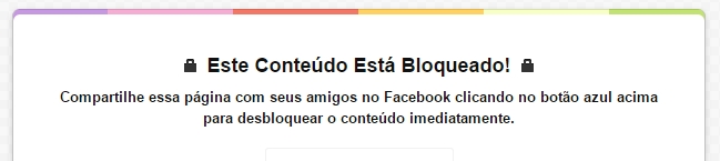 conteúdo bloqueado